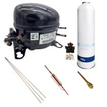 Kit Reparo Compressor Geladeira Freezer 1/4 EMR 80HLR 127V Kit Reparo Compressor Geladeira Freezer 1/4 EMR 80HLR 127V