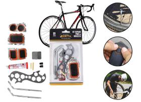 Kit Reparo/conserto De Pneu De Bicicleta/bike 12 Pçs