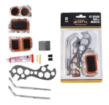 Kit Reparo/Conserto De Pneu De Bicicleta/Bike 12 Pçs