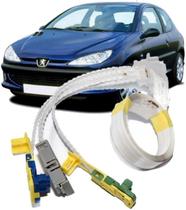 Kit Reparo da Cinta Airbag Fita Buzina Peugeot 206 307 406 Picasso - Flat Branco