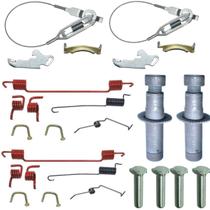 Kit reparo da sapata patim tambor freio traseiro ford f250 f350 98/19 - gm a20 c20 d20 silverado 93/03 gmc 3500 hd 97/03