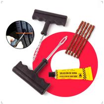 Kit Reparo de Pneus Furado Macarrão para Carro e Moto sem Câmara Kit Reparo de Pneus Furado Macarrão para Carro e Moto sem Câmara