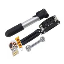 Kit Reparo Ferramentas De Bicicleta Bomba De Ar Remendo Pneu - Booglee