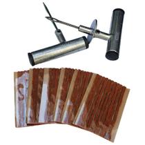 Kit Reparo Ferro Viluz Pneu Moto S/c+macarrão 3mm Cx 60 Un