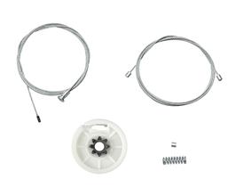 Kit Reparo Máq do Vidro Elétrico Peugeot 207 Passion Portas Traseiras - Todos Código : RTX 099