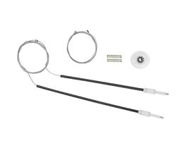 Kit Reparo Máq Vidro Elétrico Gol G2, G3 E G4 P. Traseiras c Motor Bosch 8 Dentes Cód : RTX 0176