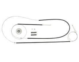 Kit Reparo Máquina de Vidro Elétrico Gol G3 97 Portas Dianteiras C/ Engrenagem Roldana Metal