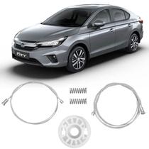 Kit Reparo Maquina De Vidro Elétrico Honda City Portas Dianteiras Lado Esquerdo e Direito Com Roldana Molas Cabos De Aço Kit Reparo Maquina De Vidro Elétrico Honda City Portas Dianteiras Lado Esquerdo e Direito Com Roldana Molas Cabos De Aço