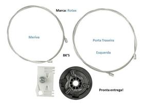 Kit reparo máquina de vidro elétrico Meriva porta traseira Esquerda 087