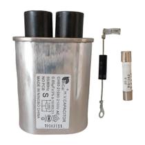 Kit Reparo Microondas - Capacitor Bicai Original + Diodo + Fusível NOVO