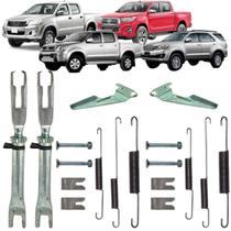 Kit reparo mola + regulador da sapata patim lona freio tras toyota hilux após 2005 - sw4 05/15 - mahindra 08/14 (2 ld)