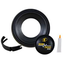 Kit Reparo Original Eros 8 Pol. E908 Trio Evo 450W RMS 6 Ohms Alto Falante Médio Grave Kit Reparo Original Eros 8 Pol. E908 Trio Evo 450W RMS 6 Ohms Alto Falante Médio Grave