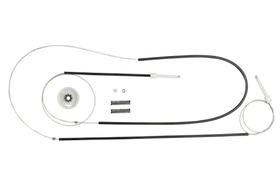 Kit Reparo para Máquina do Vidro Elétrico Gol G3 Portas Dianteiras (Roldana cód.10114) RTX 076 Rotax