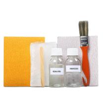 Kit Reparo Para Prancha Resina Epóxi Transparente E Tecido Kit Reparo Para Prancha Resina Epóxi Transparente E Tecido