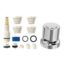 Kit Reparo para Registro C50 9 em 1 - Blukit - Vedantes, Anéis O'ring, Volante e Canopla