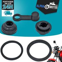 Kit Reparo Pinça Freio Cg Titan 125 Titan 150 Até 2008 Cbx 200 Strada Kit Reparo Pinça Freio Cg Titan 125 Titan 150 Até 2008 Cbx 200 Strada