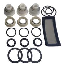 Kit reparo pistao 28mm lavadora hidromar bh 6100, 6500