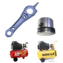 Kit Reparo Pistão Anel Biela Compressor Schulz MSA8 MSA8.1 MSA5.2 CSA8.5