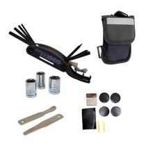 Kit reparo pneu + canivete 15 funções + espátura boy