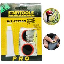 Kit Reparo Pneu Emergência Bike Bicicleta 8 Pçs Remendo Cola Kit Reparo Pneu Emergência Bike Bicicleta 8 Pçs Remendo Cola