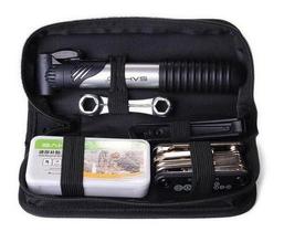 Kit Reparo Pneu Ferramentas Bike Chaves Allen Remendo Bomba Kit Reparo Pneu Ferramentas Bike Chaves Allen Remendo Bomba