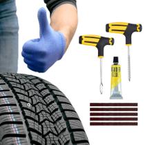 Kit Reparo Pneu Macarrão universal Moto Carro Camionete UTV