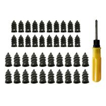 Kit reparo pneu pregos borracha a vacuo macarrao 40 peças Kit reparo pneu pregos borracha a vacuo macarrao 40 peças