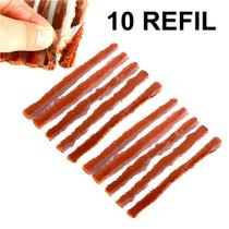 Kit Reparo Pneu sem Camara para Carro e Moto + 20 Refil Selante Macarrão Remendo