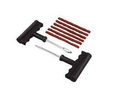 Kit Reparo Pneu Sem Câmara Worker Alça T 6 Tampões Autovulcanizáveis
