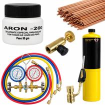 Kit Reparo Refrigeração Maçarico Manifold Solda Kit Reparo Refrigeração Maçarico Manifold Solda