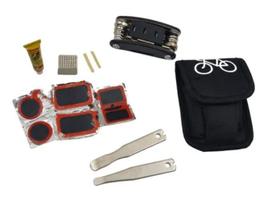Kit Reparo Remendo Pneu Bike Ferramentas Chaves Corrente Kit Reparo Remendo Pneu Bike Ferramentas Chaves Corrente