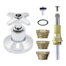 Kit Reparo Salva Registro C/ Acabamento Chuveiro Pressão C23 Acabamento Fosco Cor Cromado Kit Reparo Salva Registro C/ Acabamento Chuveiro Pressão C23 Acabamento Fosco Cor Cromado