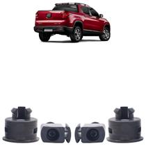 Kit Reparo Tampa Traseira Toro 2016 2017 2018 2019 2020 2021 2022 2023 Bucha Metálica 4 Peças