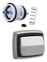 Kit Reparo Válvula Descarga Hydra Max 2550 + Canopla Cromada