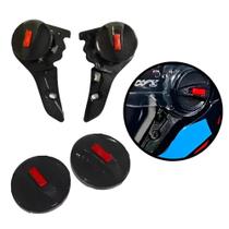 Kit Reparo Viseira Ls2 Ff358/fw3gt Completo Preto Kit Reparo Viseira Ls2 Ff358/fw3gt Completo Preto