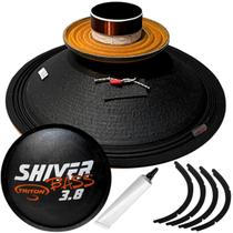 Kit Reparo Woofer Triton 18 Pol 1900rms Shiver 3.8k 4 Ohms Preto Kit Reparo Woofer Triton 18 Pol 1900rms Shiver 3.8k 4 Ohms Preto