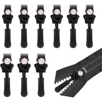 Kit Reparo Zipper 10 Puxadores Removiveis Mala Jaqueta