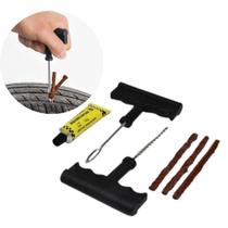 Kit Reparos Para Pneus Sem Câmara Remendo 3 Macarrão Carro Moto Bicicleta - HOME & MORE