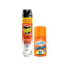 Kit Repelente Aerossol Repellere 150ml + Inseticida Raid Multi Insetos 420ml