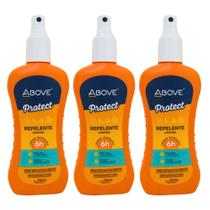 Kit Repelente Corporal Above Protect Com 3 200ml Kit Repelente Corporal Above Protect Com 3 200ml