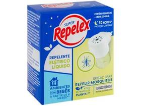 Kit repelente elétrico líquido com aparelho e refil 40ml Repelex Kit repelente elétrico líquido com aparelho e refil 40ml Repelex
