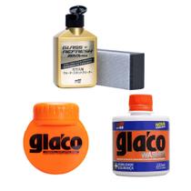 Kit Repelente Glass Refresh Glaco Big Glaco Washer Soft99