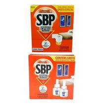 KIT REPELENTE LIQ. SBP ELÉTRICO 45 NOITES 1 APARELHO + 3 REFIS 35ml KIT REPELENTE LIQ. SBP ELÉTRICO 45 NOITES 1 APARELHO + 3 REFIS 35ml