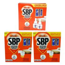 KIT REPELENTE LIQUIDO SBP ELÉTRICO 45 NOITES 2 APARELHO + 4 REFIS 35ml KIT REPELENTE LIQUIDO SBP ELÉTRICO 45 NOITES 2 APARELHO + 4 REFIS 35ml