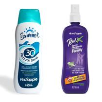 Kit Repelente Red X Spray 125ml e Protetor Solar FPS30