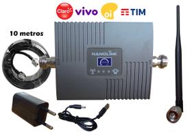 Kit Repetidor e Amplificador Sinal Celular Rural Voz e Dados 3g 4g Rural