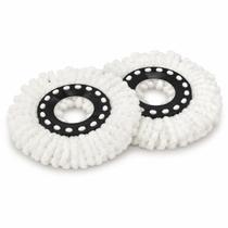 Kit Reposição 2 Mop Giratório 13,5cm Microfibra Lavável Alta Absorção Para Limpeza Kit Reposição 2 Mop Giratório 13,5cm Microfibra Lavável Alta Absorção Para Limpeza