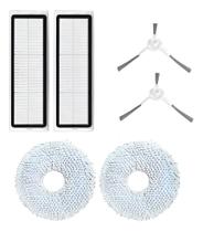 Kit Reposição Filtro Escova Pano Xiaomi Robô S20+ / S10 Plus / B108GL / B105 / B108CN / B113CN
