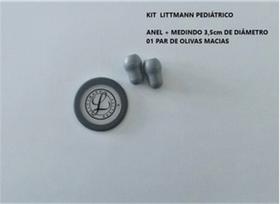 Kit Reposição P/ Estetoscópio Littmann Pediátrico - Cinza Kit Reposição P/ Estetoscópio Littmann Pediátrico - Cinza