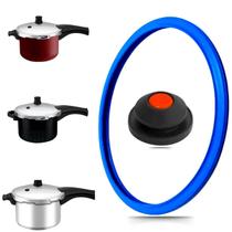 Kit Reposição Para Panela De Pressão Rochedo Turbo Top 6 Á 8 Litros Borracha E Válvula De Segurança Kit Reposição Para Panela De Pressão Rochedo Turbo Top 6 Á 8 Litros Borracha E Válvula De Segurança